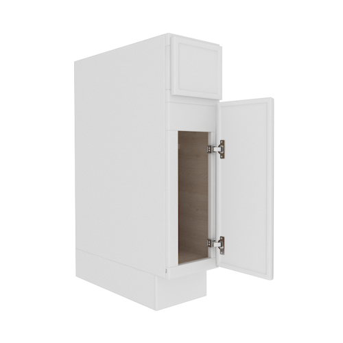 Ethereal White Micro Shaker Base Cabinet with 1 Door