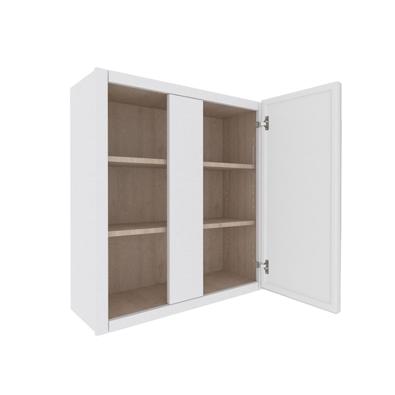 Ethereal White Micro Shaker Wall Blind Corner Cabinet
