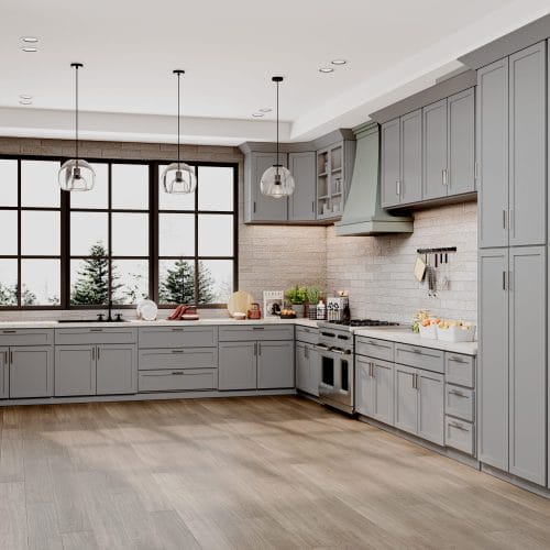 Prestigious Shaker Grey Kitchen Cabinets