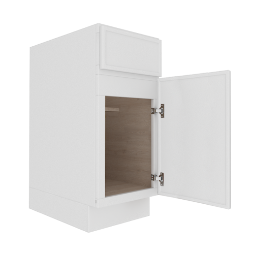 Ethereal White Micro Shaker Base Cabinet with 1 Door