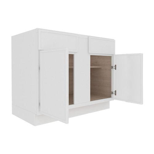 Ethereal White Micro Shaker Base Cabinet with 1 Door