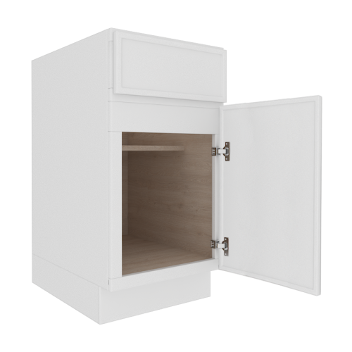 Ethereal White Micro Shaker Base Cabinet with 1 Door
