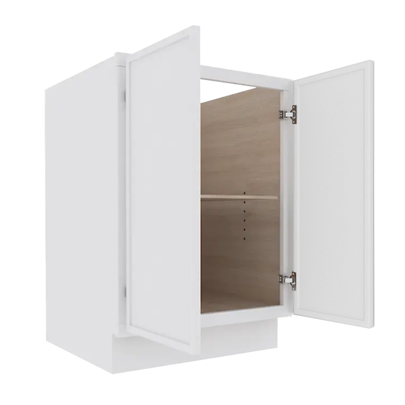 Ethereal White Micro Shaker Base Cabinet with 1 Door