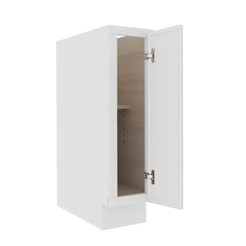 Ethereal White Micro Shaker Base Cabinet with 1 Full Height Door