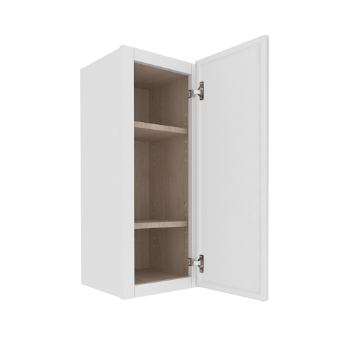 Ethereal White Micro Shaker Vanity Countertop Linen Cabinet