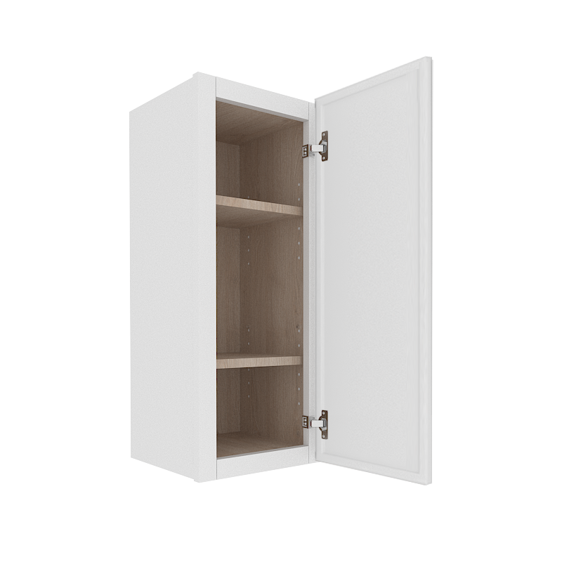 Ethereal White Micro Shaker Vanity Countertop Linen Cabinet