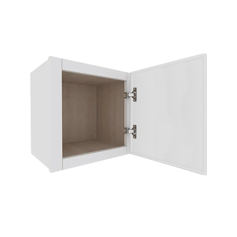 Ethereal White Micro Shaker Vanity Countertop Linen Cabinet