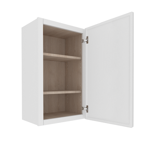 Ethereal White Micro Shaker Vanity Countertop Linen Cabinet