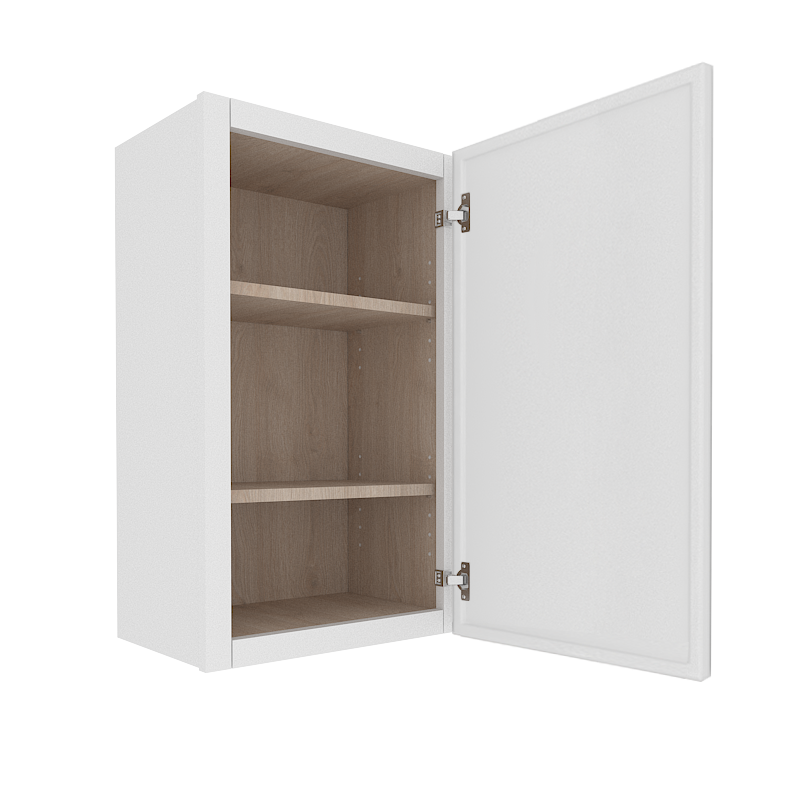 Ethereal White Micro Shaker Vanity Countertop Linen Cabinet