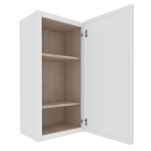 Ethereal White Micro Shaker Vanity Countertop Linen Cabinet