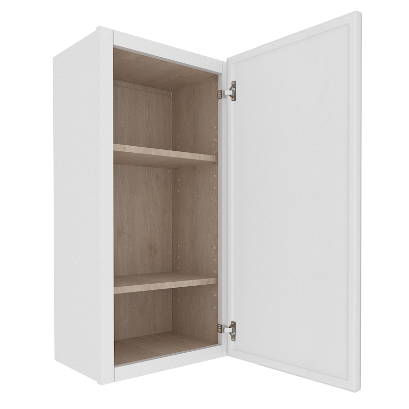 Ethereal White Micro Shaker Vanity Countertop Linen Cabinet