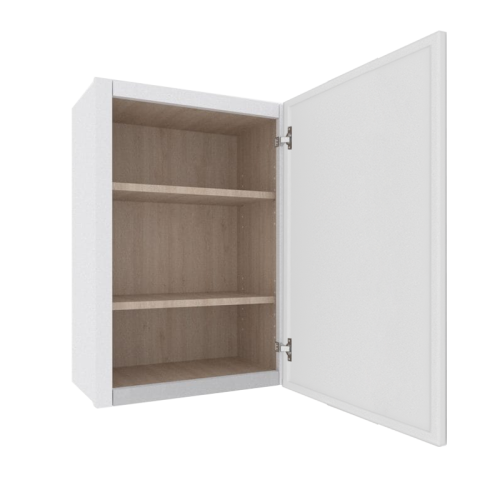 Ethereal White Micro Shaker Vanity Countertop Linen Cabinet