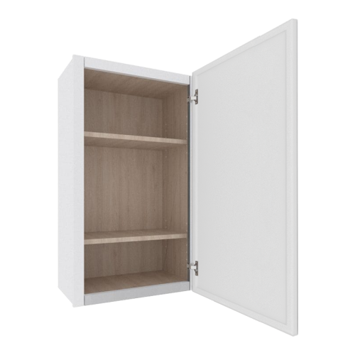 Ethereal White Micro Shaker Vanity Countertop Linen Cabinet