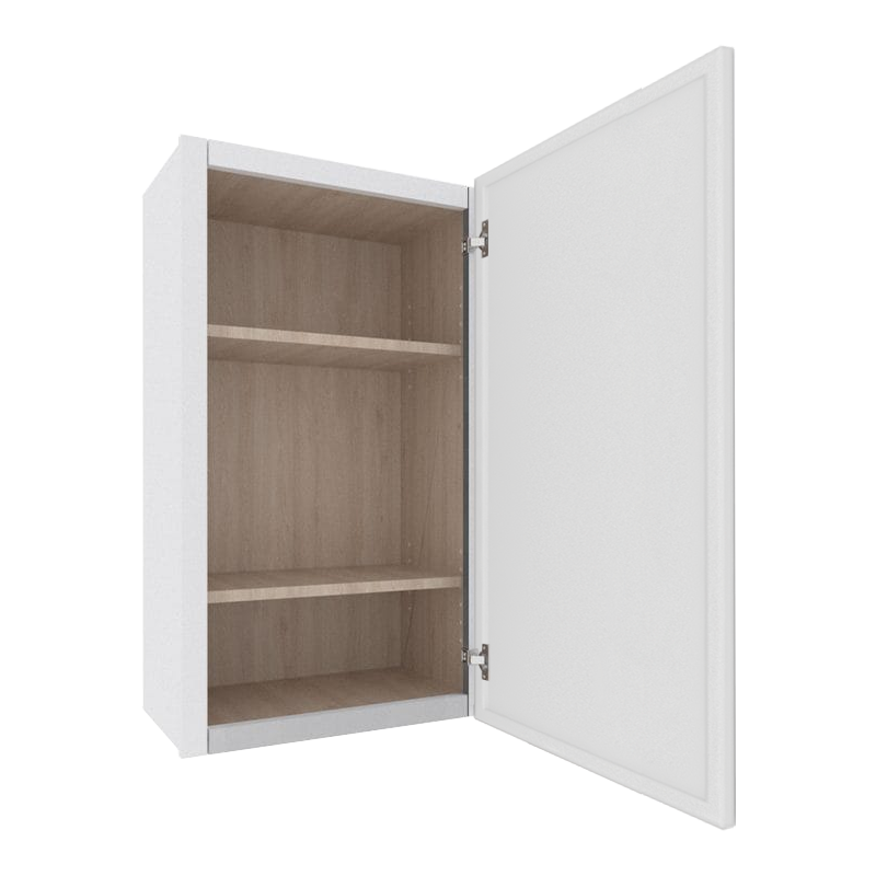 Ethereal White Micro Shaker Vanity Countertop Linen Cabinet