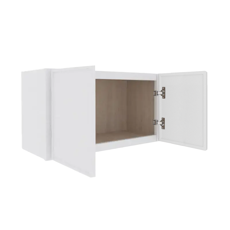 Ethereal White Micro Shaker Vanity Countertop Linen Cabinet