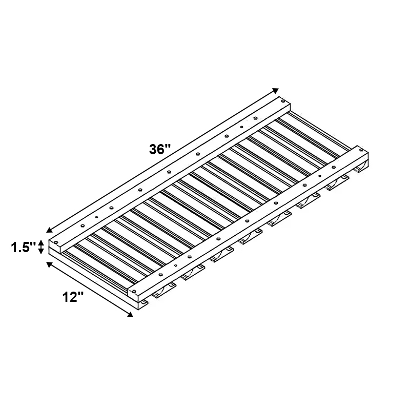 Affordable Ethereal White Micro Shaker Wall Glass Rack