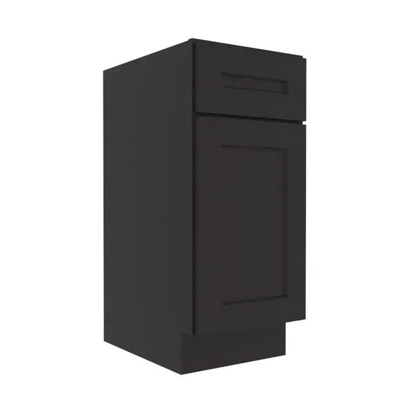 Refined Modern Slate Shaker Vanity Sink Base Cabinet with 1 Door