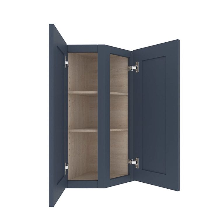Imperial Midnight Blue Shaker Wall End Cabinet