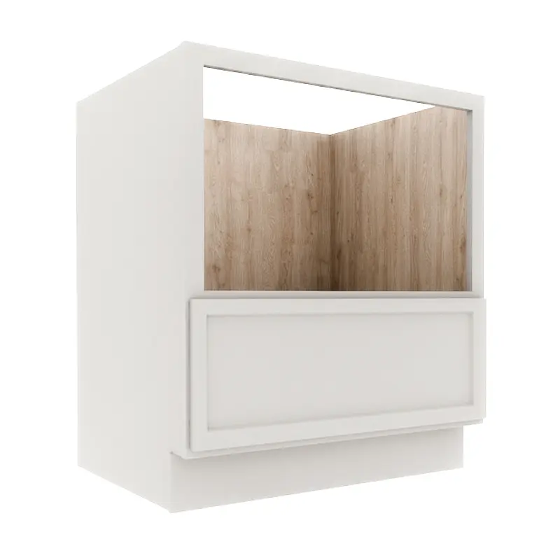 Serene Dove White Shaker Base Microwave Cabinet