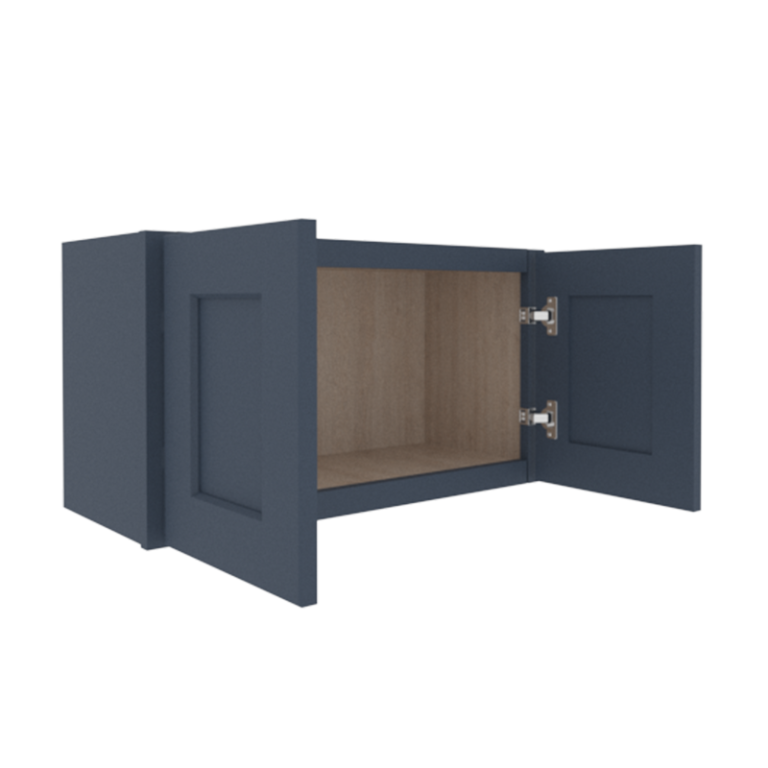 Imperial Midnight Blue Shaker Wall Cabinet with 2 Doors