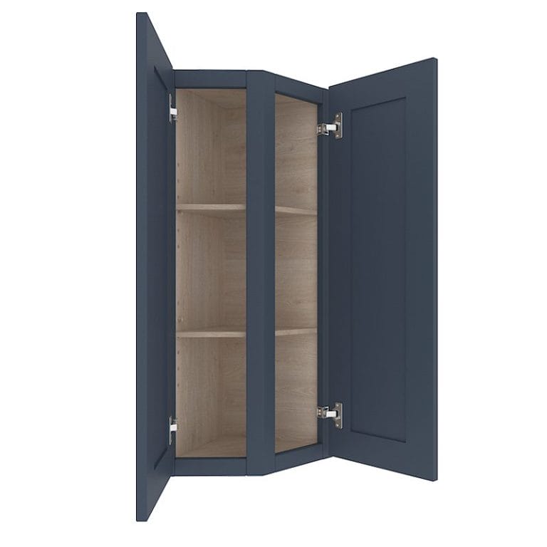 Imperial Midnight Blue Shaker Wall End Cabinet
