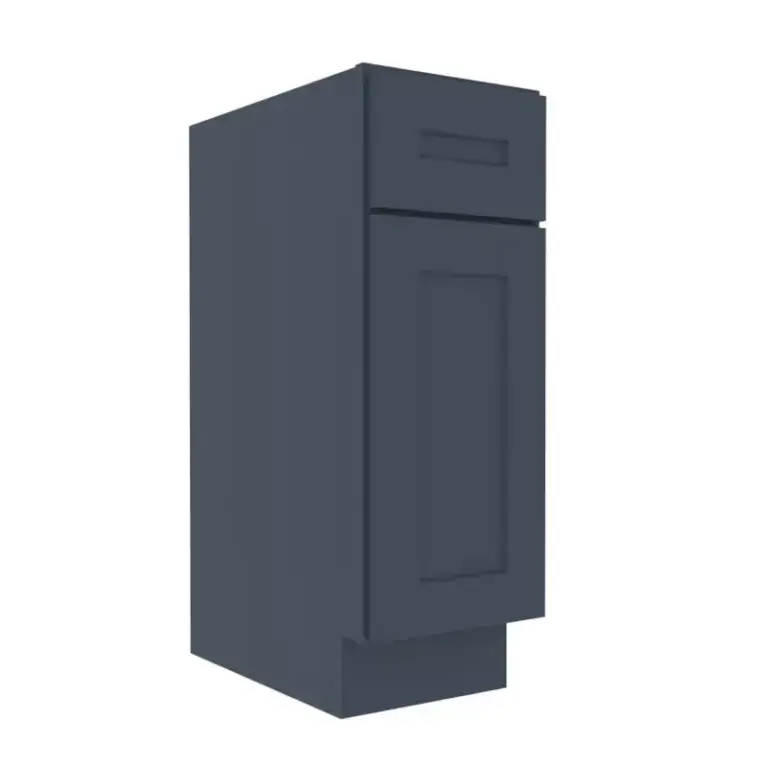 Imperial Midnight Blue Shaker Vanity Sink Base Cabinet with 1 Door