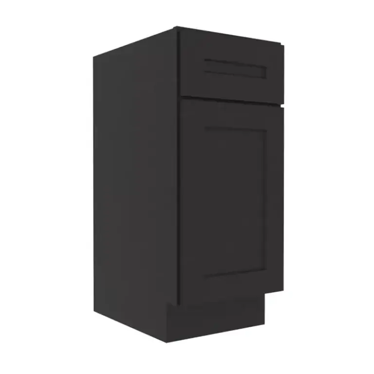 Refined Modern Slate Shaker Vanity Sink Base Cabinet with 1 Door