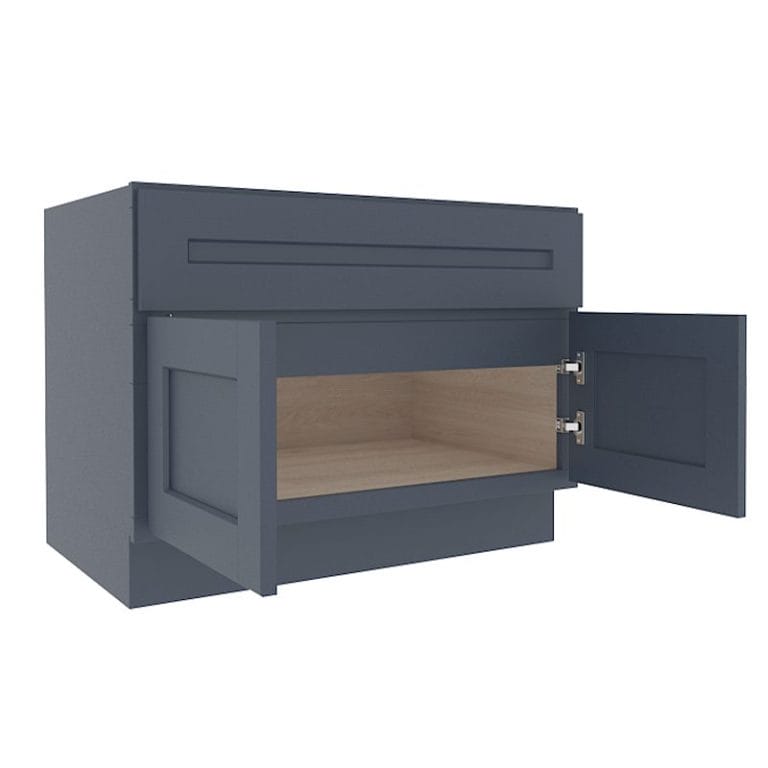 Imperial Midnight Blue Shaker Sink Base Cabinet
