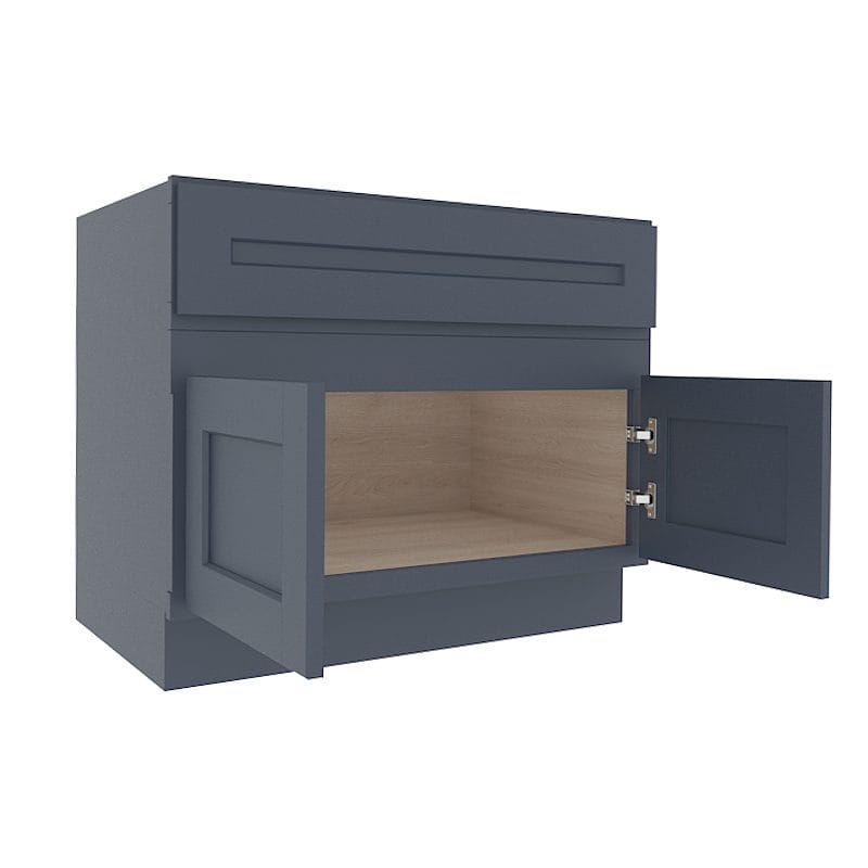 Imperial Midnight Blue Shaker Sink Base Cabinet