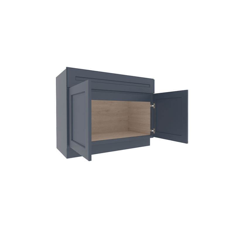 Imperial Midnight Blue Shaker Sink Base Cabinet