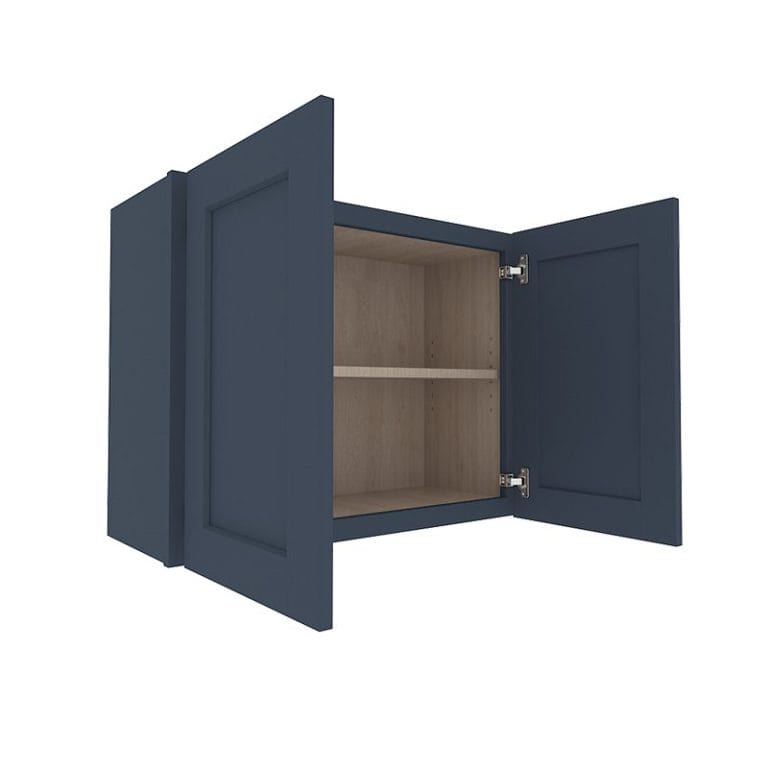 Imperial Midnight Blue Shaker Wall Cabinet with 2 Doors