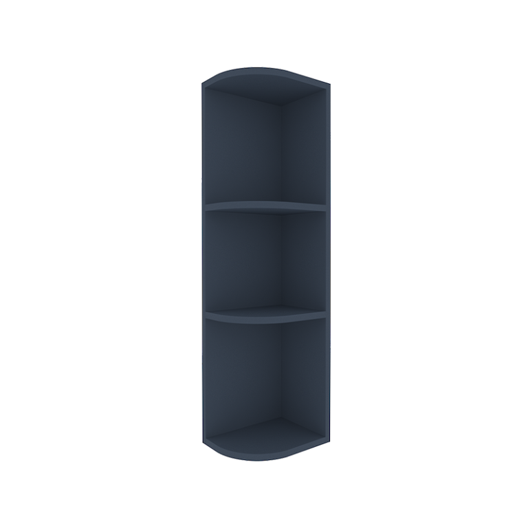 Imperial Midnight Blue Shaker Wall End Shelves