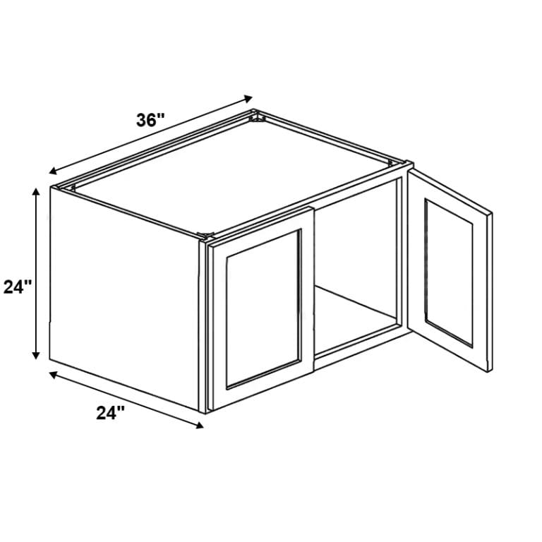 sovereign onyx black shaker wall fridge cabinet with  doors