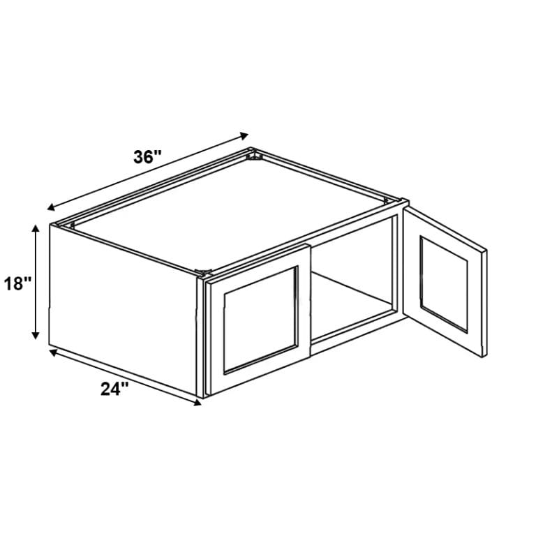 sovereign onyx black shaker wall fridge cabinet with  doors