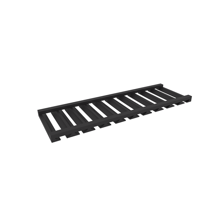 sovereign onyx black shaker wall glass rack