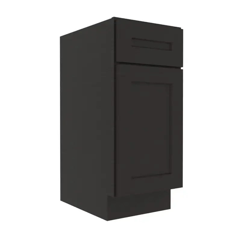Refined Modern Slate Shaker Vanity Sink Base Cabinet with 1 Door