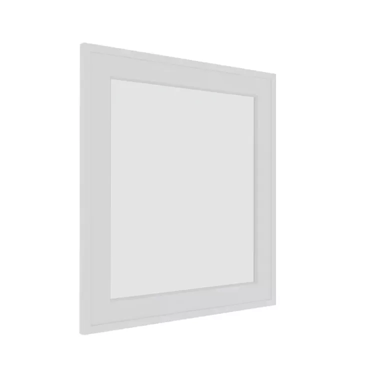Ethereal White Micro Shaker Mirror