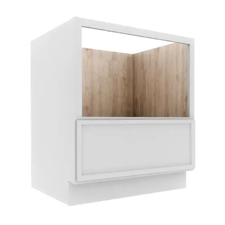 Ethereal White Micro Shaker Base Microwave Cabinet