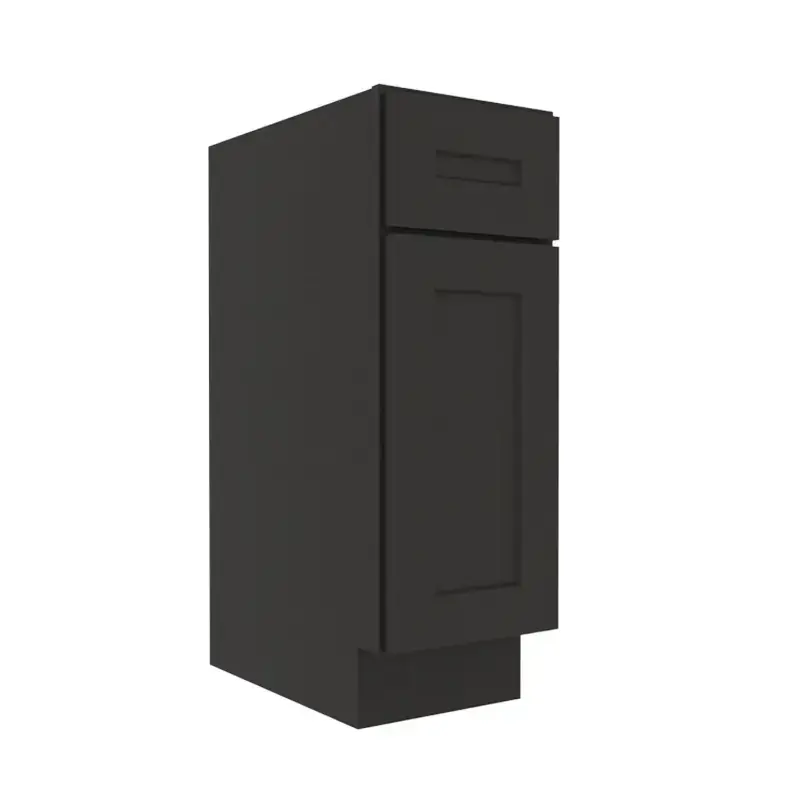 Refined Modern Slate Shaker Vanity Sink Base Cabinet with 1 Door