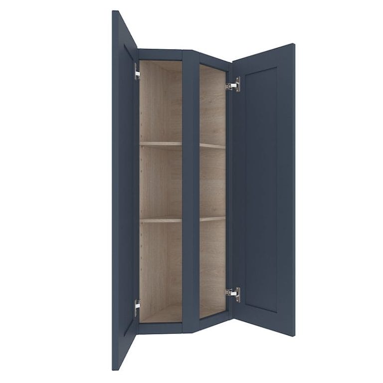 Imperial Midnight Blue Shaker Wall End Cabinet