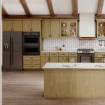 Noble Shaker Honey Wheat Kitchen Cabinets