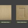 Slab vs Shaker Cabinet Doors Comparison
