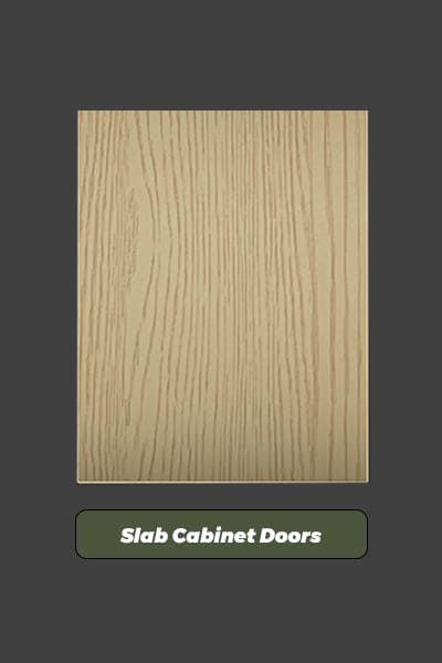 Slab Cabinet Door Style