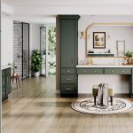 Timeworn Shaker Slim Green Bathroom Vanities