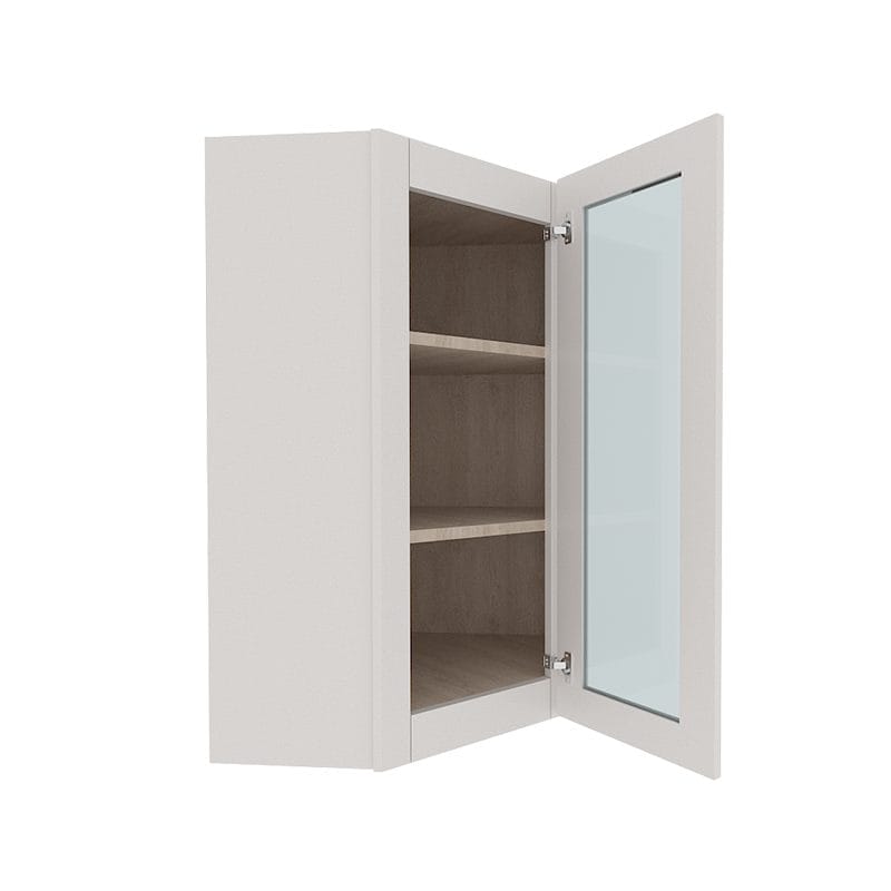 Serene-Dove-White-Shaker-Wall-Diagonal-Corner-with-1-Glass-Door-5-3-1