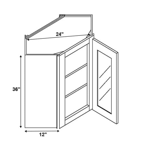 Serene-Dove-White-Shaker-Wall-Diagonal-Corner-with-1-Glass-Door-9