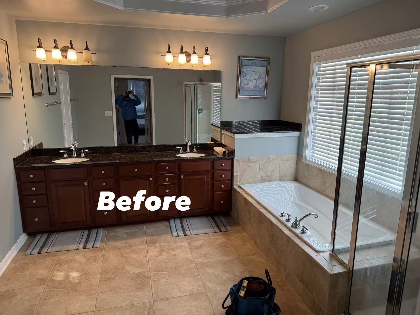 Cabinet - bathroom cabinet before bathroom cabinet before