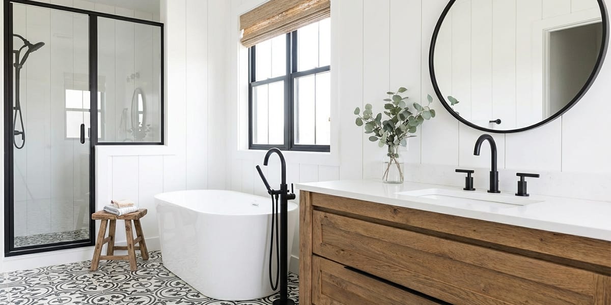 Minimalist Bathroom Design in a Modern American Home