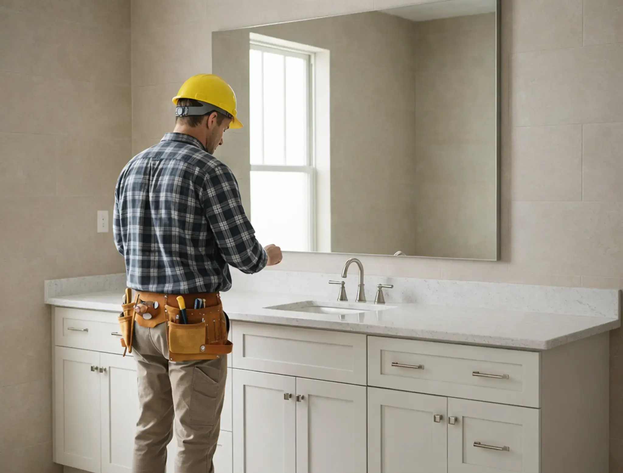 Bathroom Cabinet Installation Review by Professional Contractor