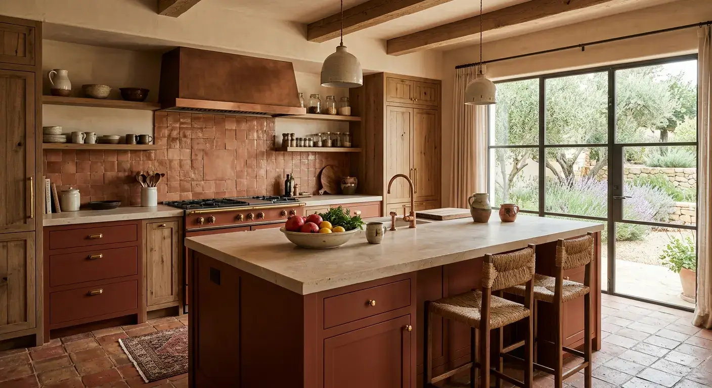 Earthy Terracotta Kitchen Style